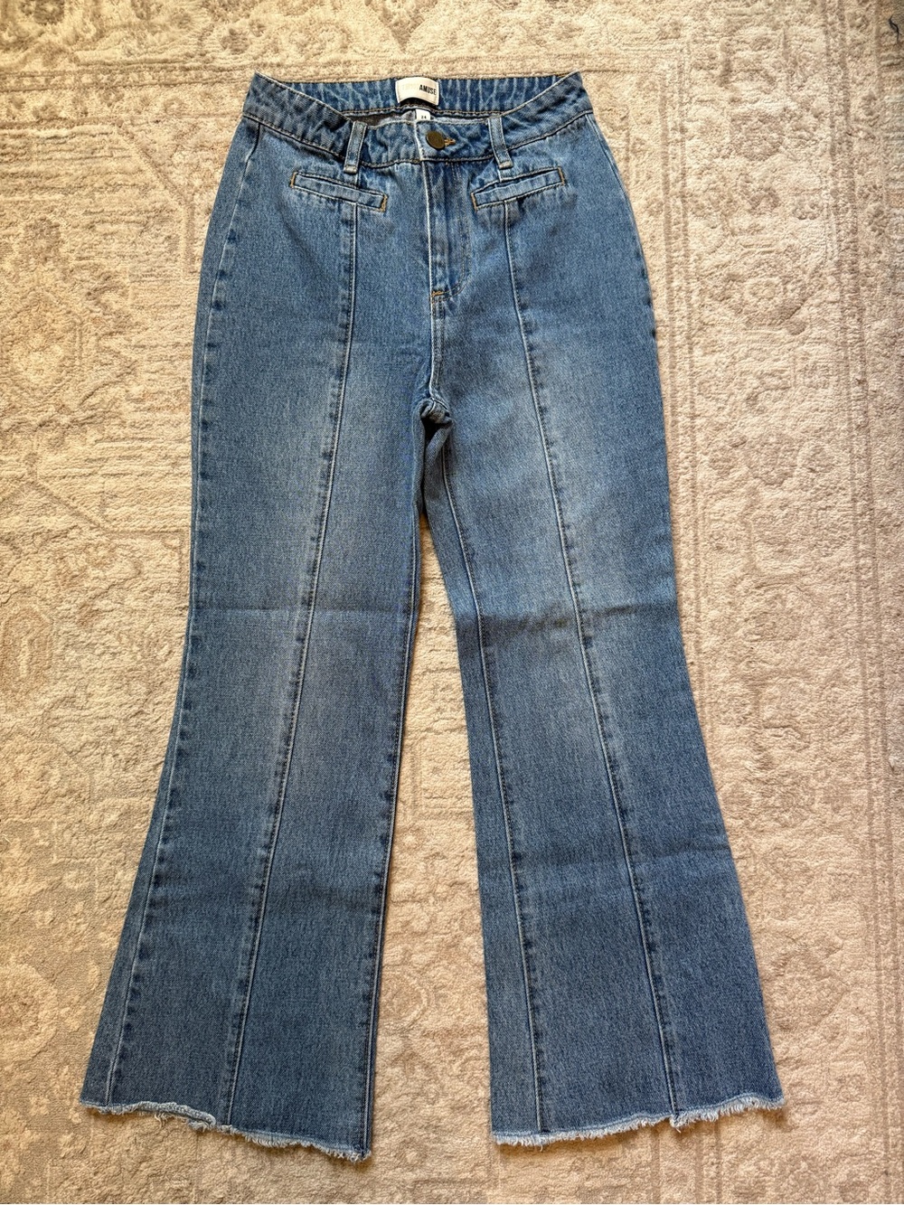 Amuse Society Medium Blue Flared Jeans